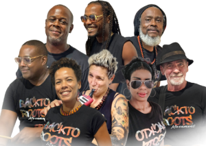 Photo des 9 membres du groupe Backtoroots Movement